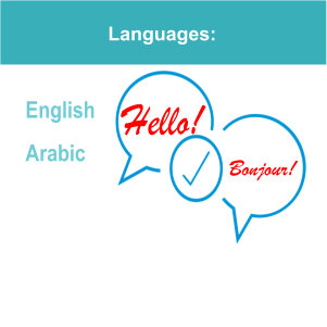 languages arabic and english pharmacy Etobicoke
